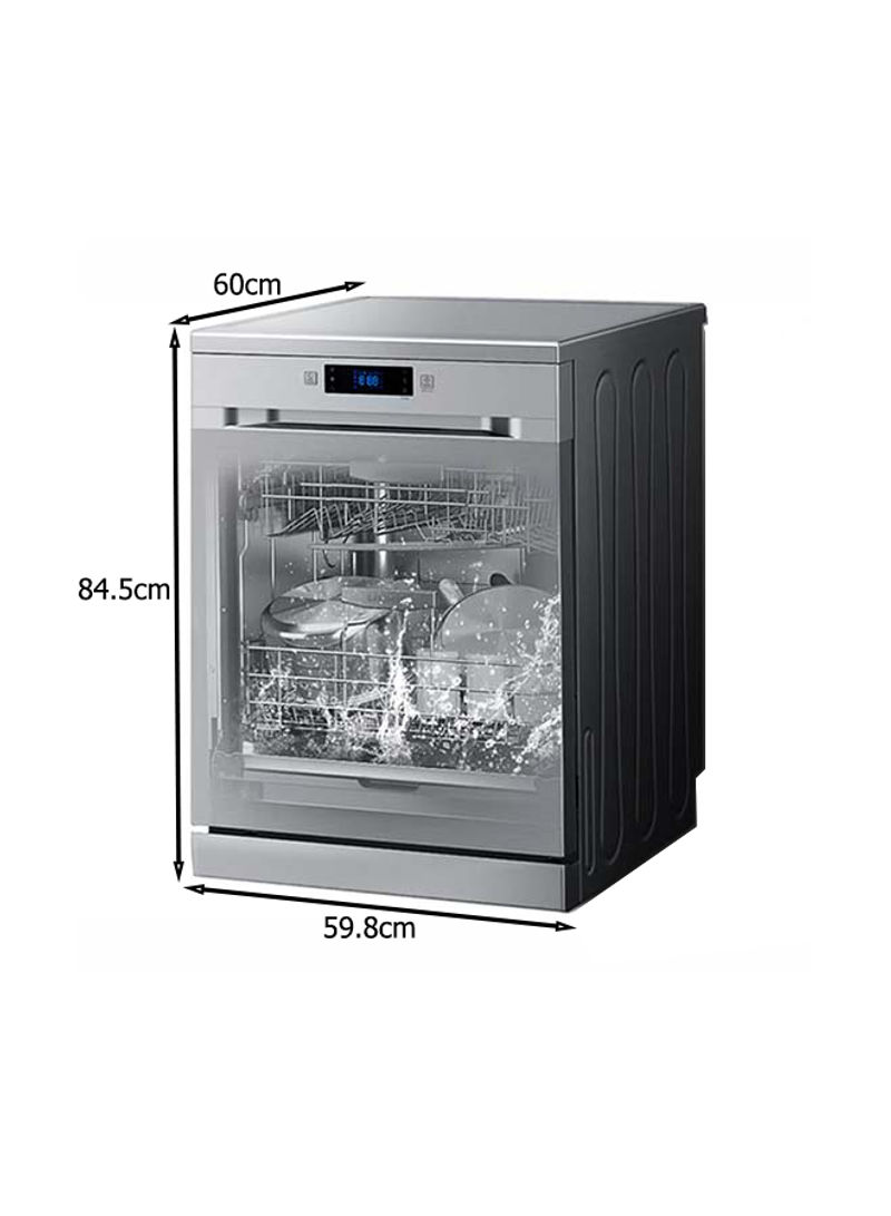 Samsung 14 Place Setting Dishwasher With Digital Display Silver DW60M5070FS