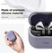 elago Silicone Hang designed for Samsung Galaxy Buds 3/3 Pro case cover with carabiner - Lavender Grey