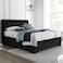 In House Blven Velvet Bed Frame - Queen - 200x140 cm - Black