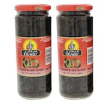 Buy Figaro Sliced Black Olives 450g Pack of 2 in UAE