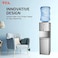 TCL Water Dispenser, Top Loading, Hot, Cold &amp; Normal Water Temperature, Best For Home, Kitchen, Office &amp; Pantry, Silver, M
