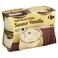 Carrefour Vanilla Flavored Cream -Made With Fresh Eggs- 100g X4