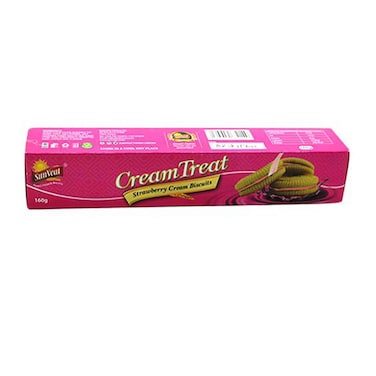 Sunveat Cream Treat Strawberry Wafer 160g