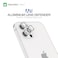 Amazing Thing SUPREME AR Lens Defender for iPhone 12 Pro MAX Camera Lens Protector (6.7 inch) [3 Lens] - Sparkle White