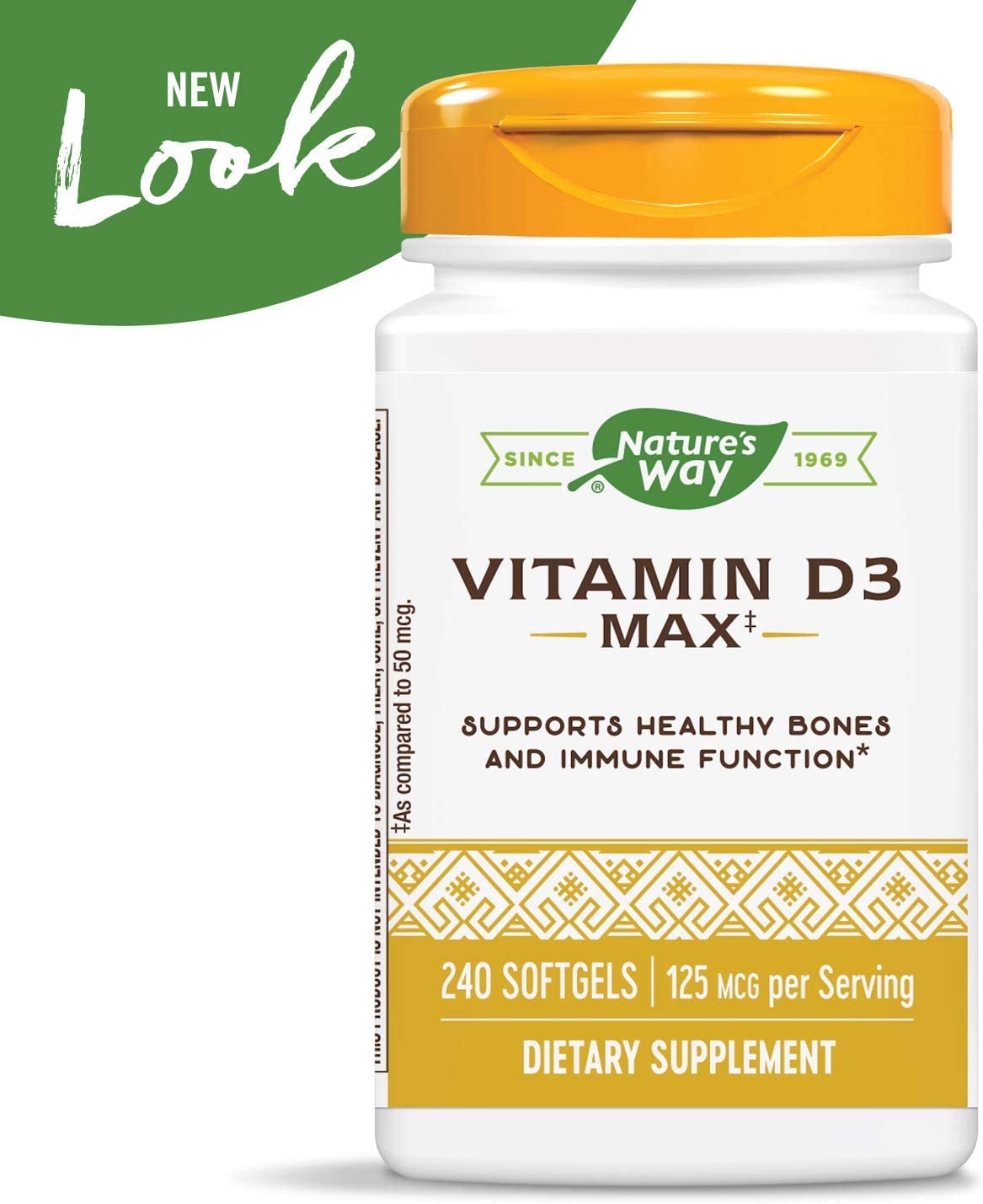 Nature&#39;S Way Vitamin D, 240 Sgels 5000 Iu