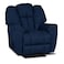Penhaligon's Linen Rocking &amp; Rotating Recliner Chair - Dark Blue