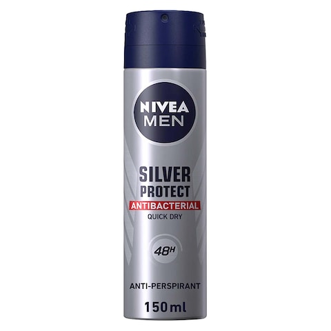 Nivea Silver Protect Deodorant Spray for Men - 150ml