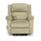In House Velvet Rocking &amp; Rotating Recliner Chair - Dark Ivory - AB02