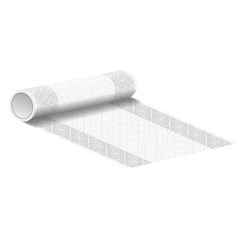 HARMONY TABLE RUNNER SILVER 3PLY