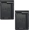 DMK Power DMK-DC03 EN-EL15 Fast Dual Digital Battery Charger Compatible with Compatible with Nikon D7500 1 V1 D500 D600 D610 D750 D800 D810 D810A D850 D7000 D7100 D7200 Digital SLR Cameras