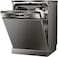 Hisense 13 Place Settings Freestanding Dishwasher 8 Programs - Color Titanium Grey Model - 1 Year Manufacture Warranty HS622E90G