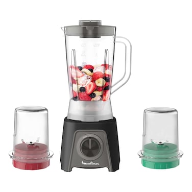 Moulinex Countertop Blender LM2C3828, 1.5 L, 400 W, Ice Crush Technology, Black