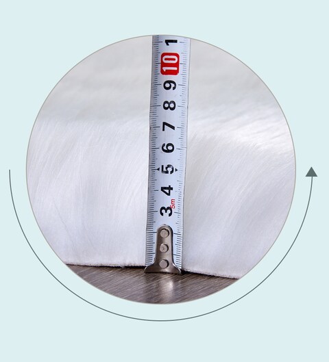 Super Soft Rabbit Fur Living Room Carpet Can Be Use As Area Rug Also With Anti Slip Bottom (Size 60×150CM)