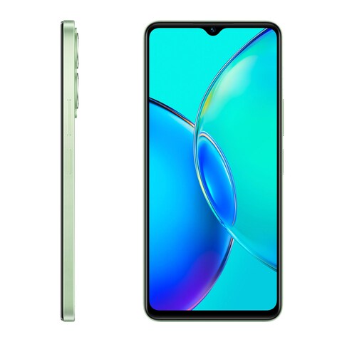 فيفو Y27S - موبايل 6.64 بوصة 128 جيجابايت/8 جيجابايت ثنائي الشريحة شبكة الجيل الرابع - أخضر جاردن