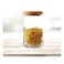 Ocean Pop Jar With Wooden Lid Clear/Beige 1L