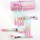 10-Piece Metal Makeup Brush Set