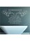 Spoil Your Wall Bathroom Rules Wall Sticker White 90x50cm