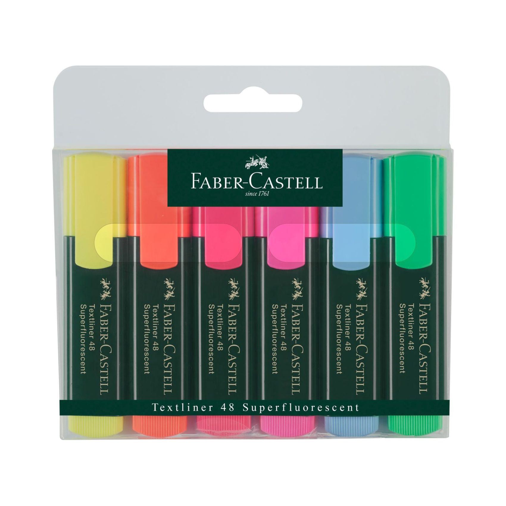 فابر- كاستل قلم تحديد نصوص 1548 من 6 قطع - متعدد الألوان