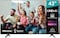 Hisense 43 Inch, UHD, Smart TV, 43A6GE, Black (2021, HDR 10/HLG, WiFi 2.4GHZ, Bluetooth 5.0, DLNA HDCP Version H.265 Decoder)