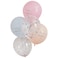 Best Mum Ever Pastel &amp; Confetti Happy Mother's Day Balloon Cluster