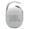 JBL Clip 4 Portable Bluetooth Speaker Wireless White