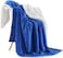 Comfy King Size Sheep Fur Blanket-Blue