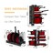 Pot Rack Organizers, 8 Tiers Pots and Pans Organizer, Adjustable Pot Lid Holders &amp; Pan Rack for Kitchen Counter and Cabinet, Lid Organizer for Pots and Pans