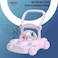 Lovely Baby Kids Push Walker LB 7621 with Removable Handle, Musical Toys, Walk Support, First Step Safe Activity Walker, Child Learning Balance, Small Infant Boy Girl 9-15 M - Pink