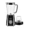 Kenwood Blender with Mill BLP16.150BK, 2 L, 500 W, Non Slip Feet, Black