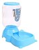 Generic Pet Food Feeder,Pet Automatic Feeder,Dog Food Dispenser,4L Cat Dog Food Dispenser For Cat And Small Or Medium Dog(Blue)