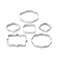 Wilton Fondant Plaque Cut Outs 6 Count