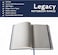 Collins Legacy A5 Hard Cover Notebook, 240 80gsm Ruled Pages - Mid Blue Cover