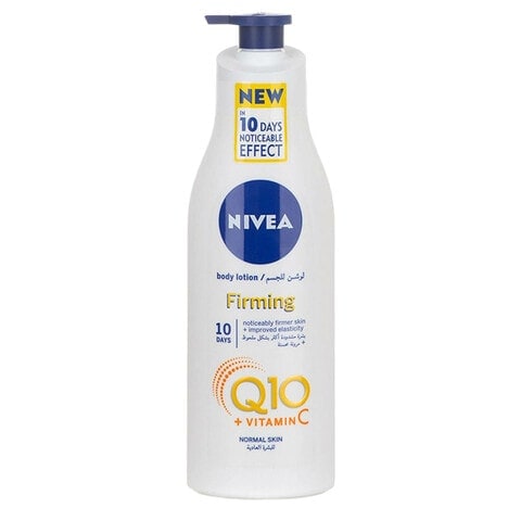 Buy Nivea Body Care Body Lotion Firming Q10+ Normal Skin 400 ml in Kuwait