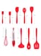 Generic - 10-Piece Cooking Utensil Set Red
