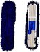 ABBASALI Washable Dust Mop Pad Replacement Head & Refill Reusable Looped-End Blue