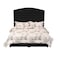 In House Maldives Velvet Bed Frame - Single - 200x90 cm - Black