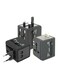 Generic - Universal Travel Adapter Charger With 2 Port Black