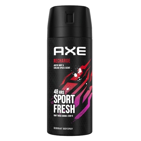 Axe Recharge Sport Fresh Deodorant Body Spray Clear 150ml