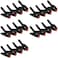 Coopic Coopic 20-Pack 2.5 Inch /6.5cm Black Backdrop Clamps For Nylon Muslin Paper Photo Background, Reflectors And Other Photography Purpose