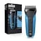 Braun Series 3 Wet and Dry Electric Shaver for Men - Blue - 310S