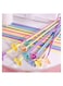 Macaron Colorful Balloons Holder multi color poles long plastic stand kit cups and sticks for Birthday Baby shower Decorations pack of 40pcs