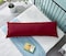 KLUB LINEN Long Body Pillow 1pc, Fabric: 100% Polyester 85 GSM Microfiber 1 cm Stripe Super Soft, Filling: 1300 gm Hollow Fiber Comfort, Breathable &amp; Ultra Soft Size: 45 x 120 cm, Color: Dusty Pink