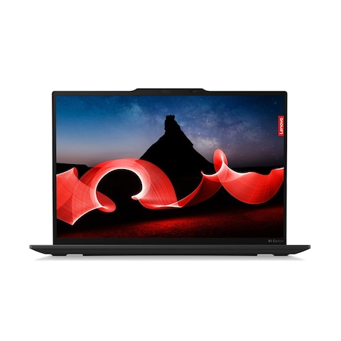 Lenovo ThinkPad X1 Carbon Gen 12, Intel Core Ultra 7 155U, 32GB RAM, 1TB SSD, 14-inch WUXGA IPS, Windows 11 Pro, Paint Black, Backlit English/Arabic Keyboard- 21KC0011GR