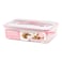 Blackstone Handy Air-Tight Food Container IS091 Clear/Pink 3.9L