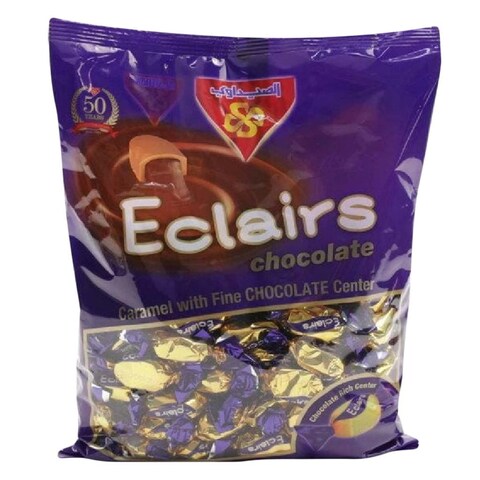 Buy Al Seedawi Eclairs Caramel With Fine Chocolate Toffee 1kg in Kuwait