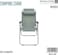 Royalford Camping Chair, Light Green
