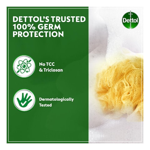 Dettol Zing Antibacterial Bar Soap Orange 120g Pack of 4