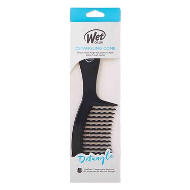 Wet Brush Detangler Comb 1 Piece Black