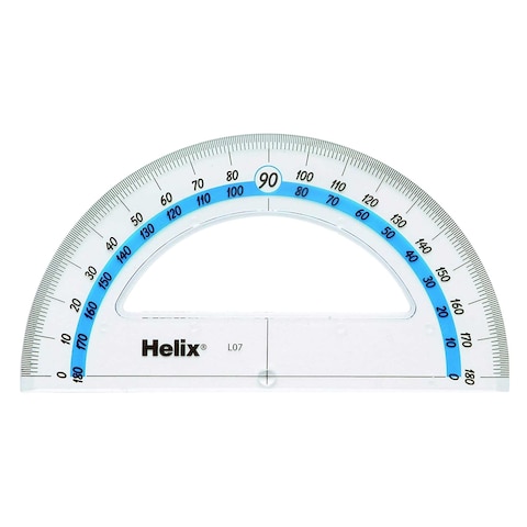 Helix 15cm 180 degree Protractor