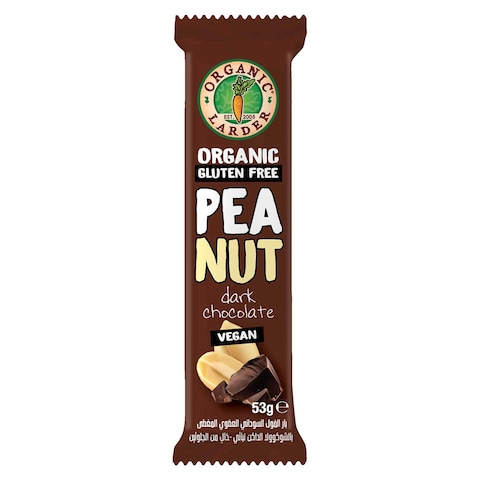 Organic Larder Peanut Dark Chocolate 53g